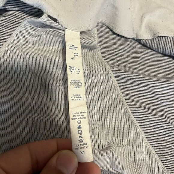 Lululemon Athletica Define Jacket Full Zip Back Mesh Venting Gray Womens Size 12 - Picture 13 of 16